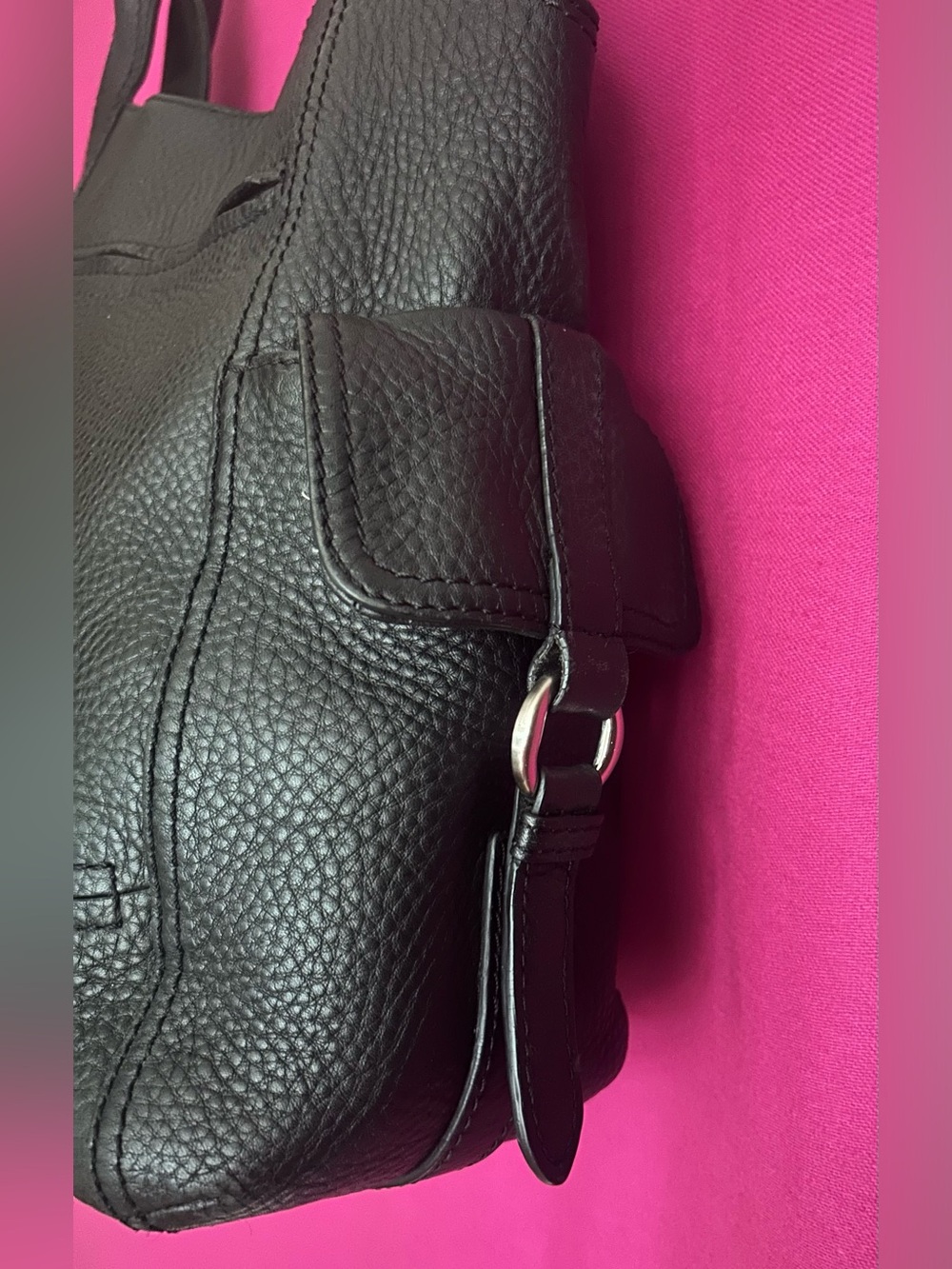 Cole Haan Pebbled Leather Shoulder Bag - Picture 3 of 6